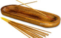 Incense Burner Stick Agarbatti Holder Ash Catcher Meditation Yoga Aromatherapy Home Decor Unique Great Gift Any Occasion Wooden Handmade