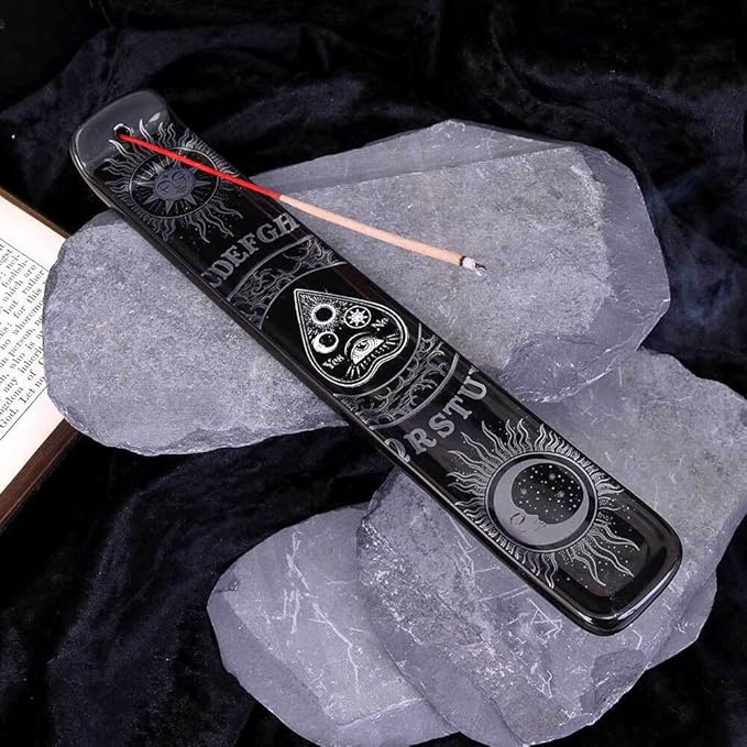Nemesis Now U4574N9 Spirit Board Incense Holder 24.5cm, Black