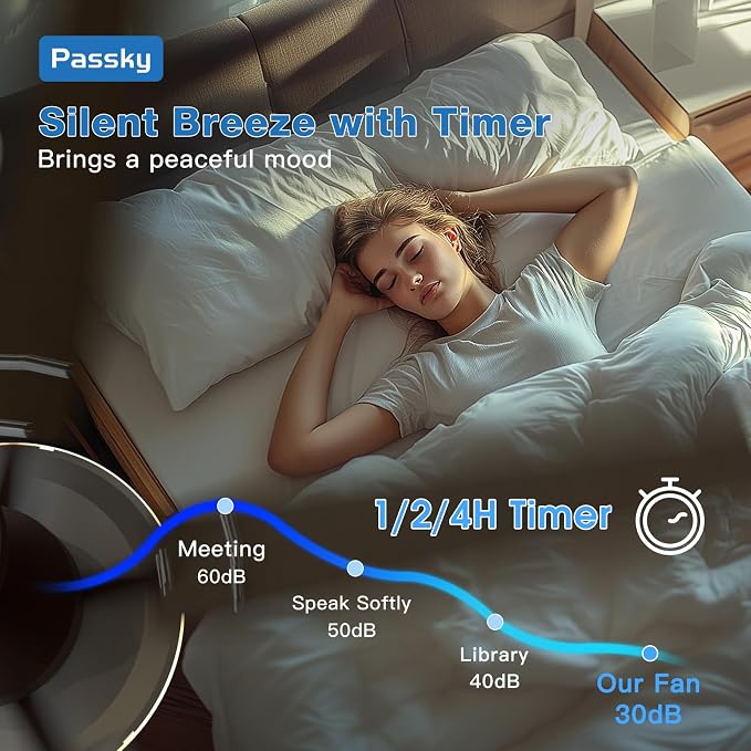 Passky Ceiling Fans with Lights, 52 inch Flush Mount Ceiling fan with Remote Control, Low Profile Ceiling Fan for Bedroom, Farmhouse, Reversible, 3CCT, Dimmable, Noiseless DC Motor, Brown
