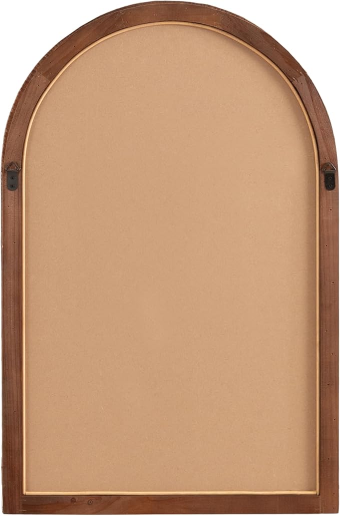 Kate and Laurel Rahfy Boho Arch Rattan Mirror