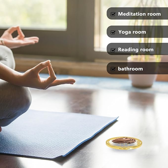 ARTIBETTER 2-Pack Alloy Charcoal Incense Burner Racks with Hollow Design for Home Yoga Meditation and Aromatherapy