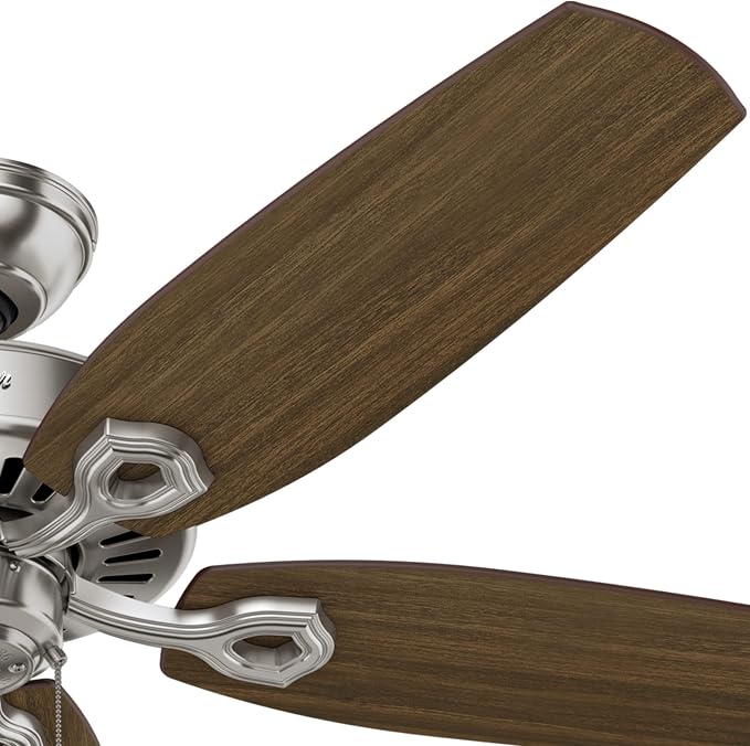 Hunter Builder Elite, Indoor, Ceiling Fan, 52 inch, Brushed Nickel