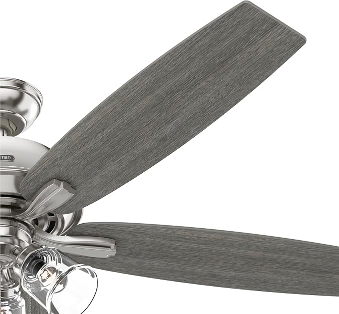 Hunter Dondra, Indoor, Ceiling Fan, Standard Mount, 60 inch, Brushed Nickel