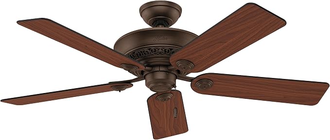 Hunter Italian Countryside, Indoor, Ceiling Fan, 52 inch, P.A. Cocoa