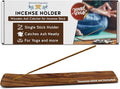 Alternative Imagination Wooden Incense Holder Tray - 10-Inch Ash Catcher for Single Incense Sticks, Meditation Accessories, Spiritual Decor, Home Fragrance, Mindfulness, Altar Display, Room Accent
