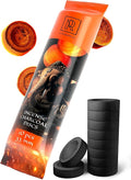 Charcoal Discs to Burn Incense - 10 pcs Charcoal for Incense Burning - 33 mm Most Quick Light Coals Tablets by M. ROSENFELD - 33 mm Resin Burner Rolls – Pack of 10 Instant Fire Coal Tablets