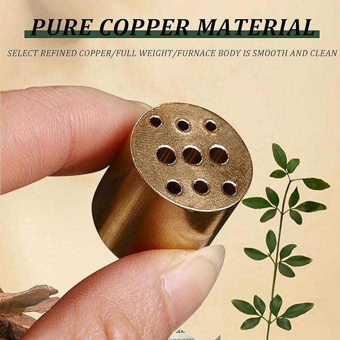 Incense Holder for Sticks and Backflow Incense Handmade Glass Cherry Blossom Incense Stick Holder with 9 Incenses Holes (2 Pcs Plum Blossom with Gilt-Edged)