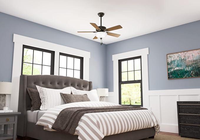 Hunter Swanson, Indoor, Ceiling Fan, with LED Light, 44 inch, New Bronze