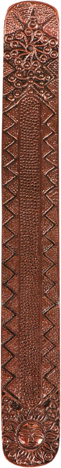 Hosley Antique Copper Aluminium Incense Holders. 9.5-Inch-Long Holder, Rich Antique Copper Finish Adding Rustic Charm to Any Room, Perfect for Home Ambiance and Décor