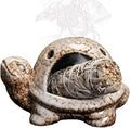 Turtle Palo Santo Holder Ceramic Palo Santo Burner Sage Holder for Burning,Sea Turtle Incense Holder for Wood Sticks Incense Cones and Sage,Incense Burner for Yoga Zen Meditation Altar Decor (C)