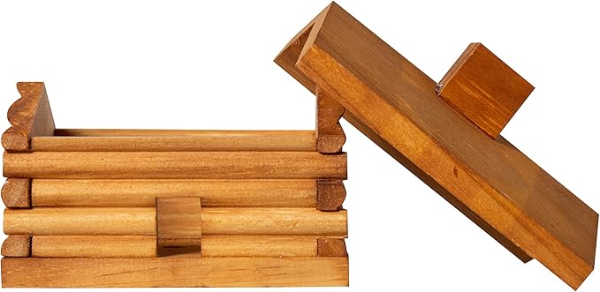 Paine's Log Cabin Incense Burner with 10 Cedar Cones