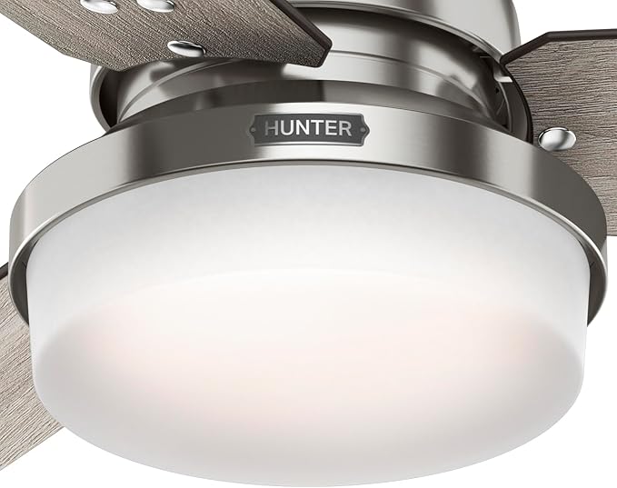 Hunter Sentinel, Indoor, Ceiling Fan, 3 Blades, 52 inch, Brushed Nickel