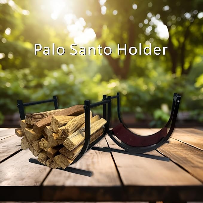 Metal Palo Santo Holder,Wiccan Altar Smudge Bowl & Palo Santo Sticks Holder for Meditation, Rituals & White Sage Smudging | Spiritual Decor Gift for Yoga & Energy Healing (Metal)