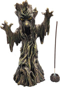 Fantasy Gifts Scary Tree Incense Burner – 11.5 Inch Multicolor Hand-Painted Cold Cast Resin Creepy Tree Incense Holder for Gothic Home Décor & Fantasy Collectors