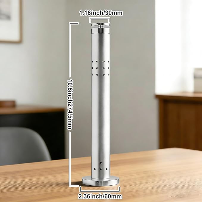 Aluminum Alloy Incense Holder for Sticks, Hanging Incense Burner Holder with Ash Catcher & Hook, Outdoor Incense Stick Holder, with 20 Incense Sticks, for Home, Outdoor, Camping, Meditation, Yoga, Spa