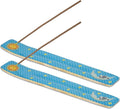 Bless-International Traditional-Handmade-Burner Wooden-Incense-Stick-Holder Ash-Catcher-Stand for-Aromatherapy-Meditation-Yoga (Moon & Stars) 10 Inches, Pack of 2