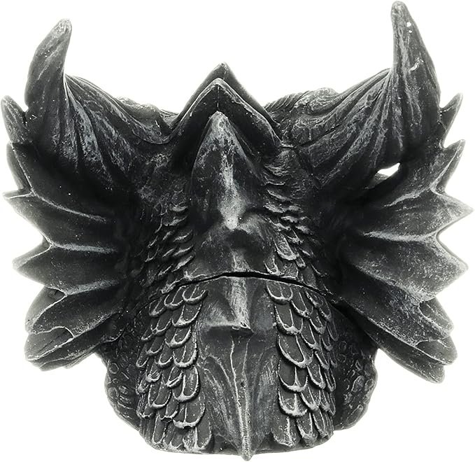 Design Toscano Stryker the Smoking Dragon Sculptural Incense Box
