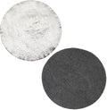 5pcs Black Round Incense Burner, 100mm, Fireproof Mat, High Temperature Cotton Pad, Fit for Incense Sticks Coils