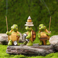Turtle Incense Holder for Sticks and Incense Cone Holder, Mini Resin Turtle Figurines Incense Stick Holder, Cute Incense Burner for Yoga Meditation Home Office Decor,Turtles Gifts for Women (Set of 3)