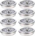 5.71''*1.77''/14.5cm*4.5cm Portable Mosquito citronella Coil Holder, Durable Stainless Steel Incense Burner Metal for Indoor and Outdoor Use, Home, Camping(8pcs)