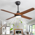 50 Inch Ceiling Fans with Lights,Ceiling Fan with Light and Remote Control Smart Ceiling Fan,Noiseless Reversible DC Motor,4 Blade Ceiling Fans 6-Speed 3 CCT,Ceiling Fan for Indoor/Outdoor