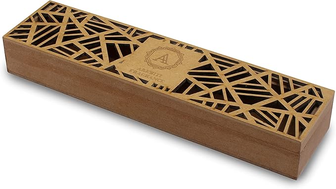 Aakriti Premium Wooden Handmade Incense Holder Incense Burner Aromatherapy Ornament Home Decor Meditation Yoga (Zig Zag)…