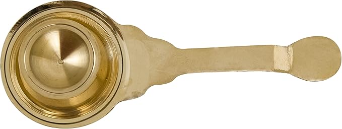 Spillbox Kapoor | Karpoor Diya Deepam Brass Karpuram Arati| Aarathi Stand for Puja|Pooja Room|Mandir Home & Office Decoration Ganga-Karpoor-Stand, Medium