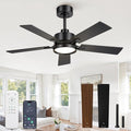 42 Inch Ceiling Fan with Lights and Remote,Smart APP Control | Dimmable LED,3CCT,Smart Memory Function,Quiet DC Motor,Dual-Finish Reversible Blades,Damp Rated,6 Adjustable Speeds,Timer