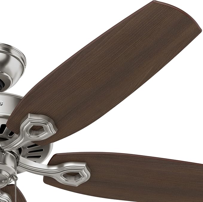 Hunter Builder Elite, Indoor, Ceiling Fan, 52 inch, Brushed Nickel