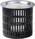 Incense Burner to use with tealight, Iron in Black, Height 3.15 inch
