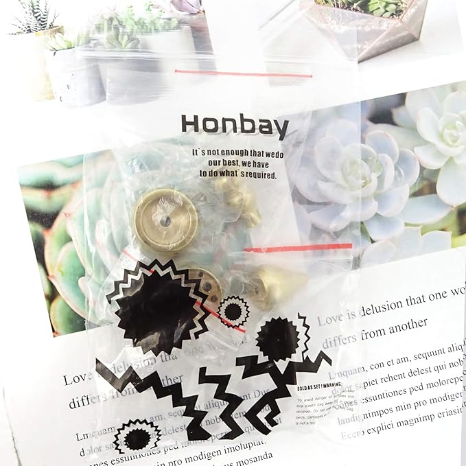 Honbay 4PCS Brass Incense Holder Incense Stick Holder Mini Incense Cone Burner Alloy Ash Catcher for Indoor Outdoor Use (4 Styles)