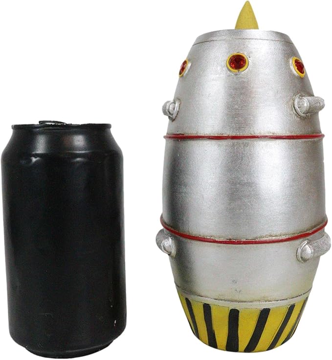 Ebros Gift UFO Outer Space Extra Terrestrial Green Roswell Alien Earth Landing in Spaceship Capsule LED Light Backflow Cone Incense Burner Holder with Cascading Smoke Fog