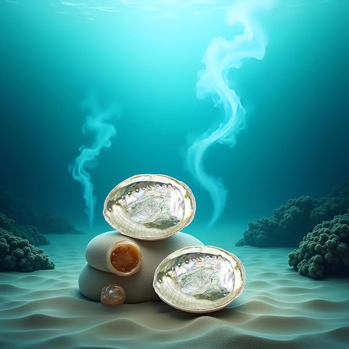 2Pcs Colorful Fashionable Large Abalone Shell Bowl, 4-4.5 Inch Exquisite Natural Sea Shell Smudge Bowl for Sage Burning and Incense for Decor, Display and Great Gift, Incense Holders, Decorations