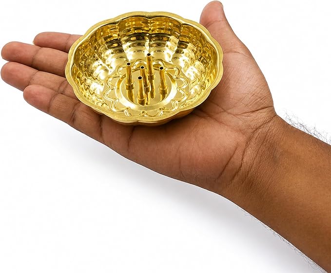 Spillbox Incense Holders Medium Gold