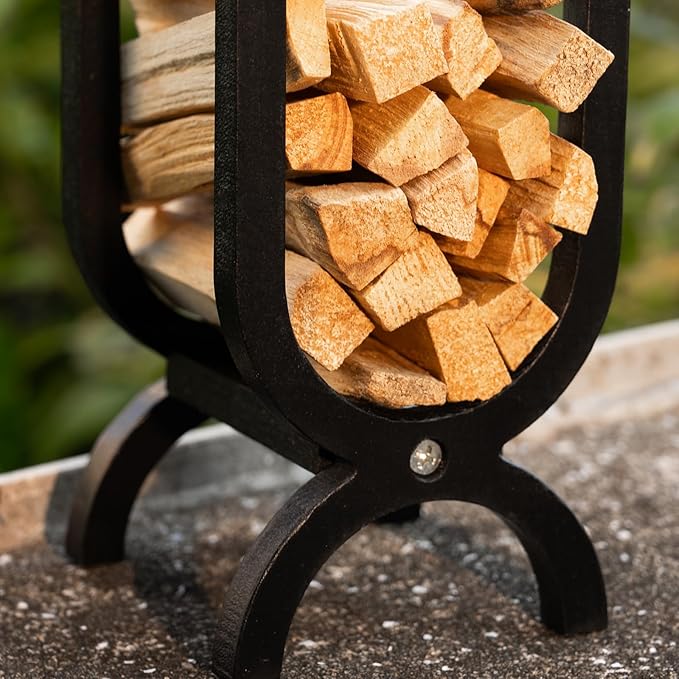 MOUGIGI Wooden Palo Santo Holder-Incense Storage Ideal for Palo Santo Sticks&Sage|Perfect for Meditation, Zen Rituals Energy Cleansing|Spiritual Decor for Yoga, Mindfulness Aromatherapy