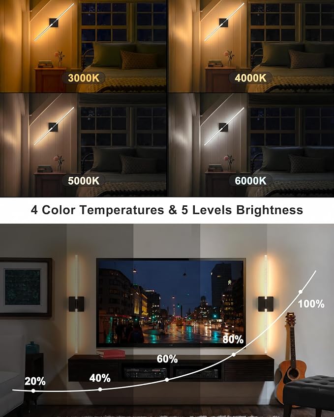 iThird Wall Sconces Battery Operated Set of 2: Wireless Rechargeable Wall Sconce with Touch&Remote, Dimmable Wall Lights Scone for Bedroom Living Room Hallway, 31inch (Black, Bubble Crystal)