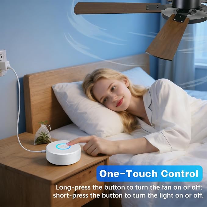 Ceiling Fan with Lights, Smart Flush Mount Ceiling Fan with Remote/APP/Offline Voice Control, 6 Speeds Reversible, 3-Color Dimmable LED,Modern Low Profile Ceiling Fan for Bedroom Living Room 52"