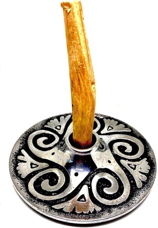 palo Santo Metal Holder and Incense Burner with 10 Sticks