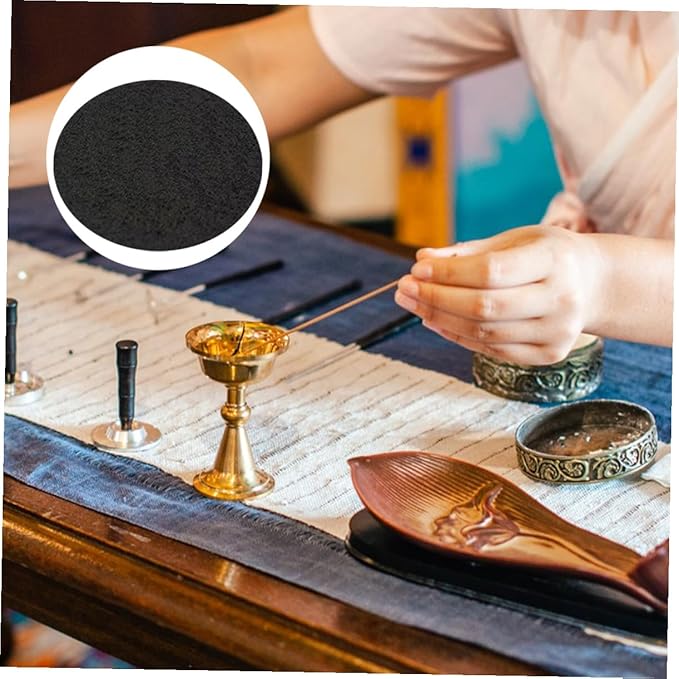 VILLCASE Incense Burner Catcher Pad, 3.3 inch Heat Resistant Mat for Incense Burners Fire Retardant Cotton with Aluminum Backing Ideal for Home Use