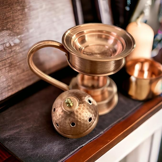 LEILA'S KITCHEN Copper Incense Holder, Incense Burner, Copper Incense Burner Holder Cone Holder