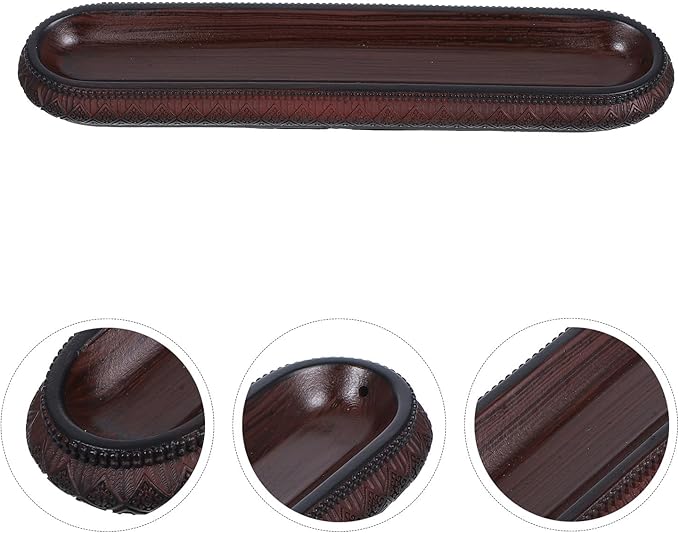 BESPORTBLE Incense Stick Holder and Burner Base Vintage Style Resin Desktop Censer Decor for Home Fragrance and Meditation Use