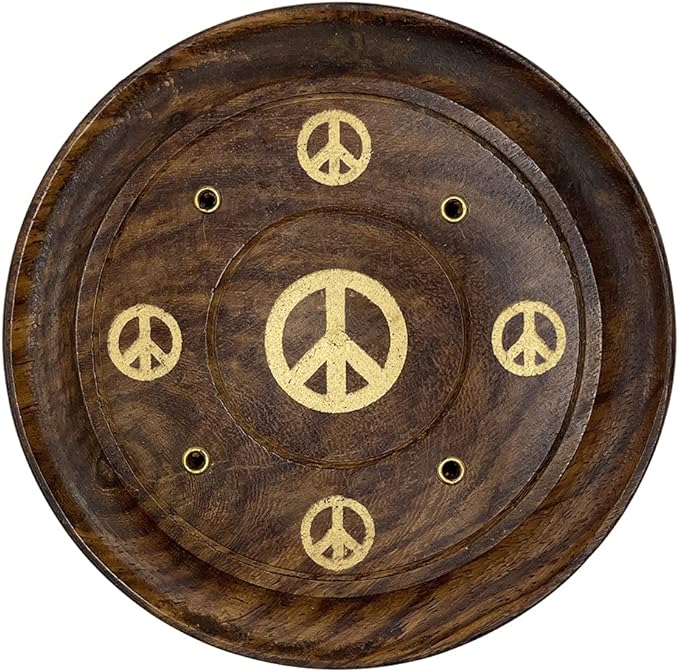 Incense Burner Holder Plate Tray Disk for Sticks Cones Ash Catcher Style #3