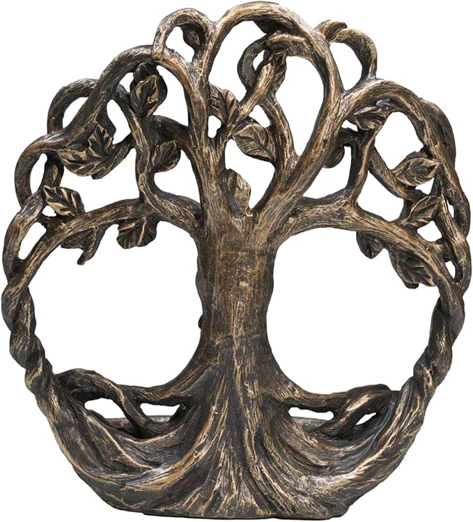 Ebros Gift Ethereal Forest Celtic Greenman Ent Tree of Life Backflow Incense Cone Burner Aroma Scent Figurine Mystical Earth Nature Deity