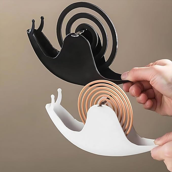 Accddio Incense Holder,Mosquito Coil Holder,Snail Incense Burner Holder,Mosquito Coil Burner of Iron Material for Table Decorations or Gifts (Black)
