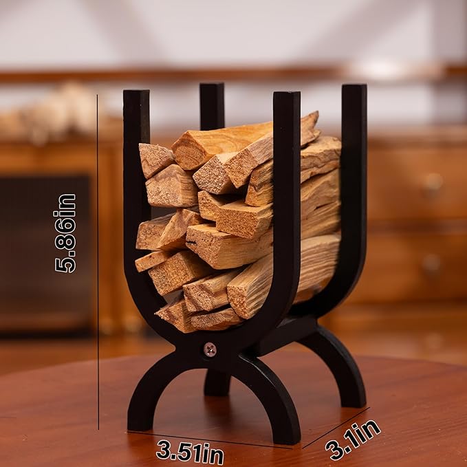 MOUGIGI Wooden Palo Santo Holder-Incense Storage Ideal for Palo Santo Sticks&Sage|Perfect for Meditation, Zen Rituals Energy Cleansing|Spiritual Decor for Yoga, Mindfulness Aromatherapy