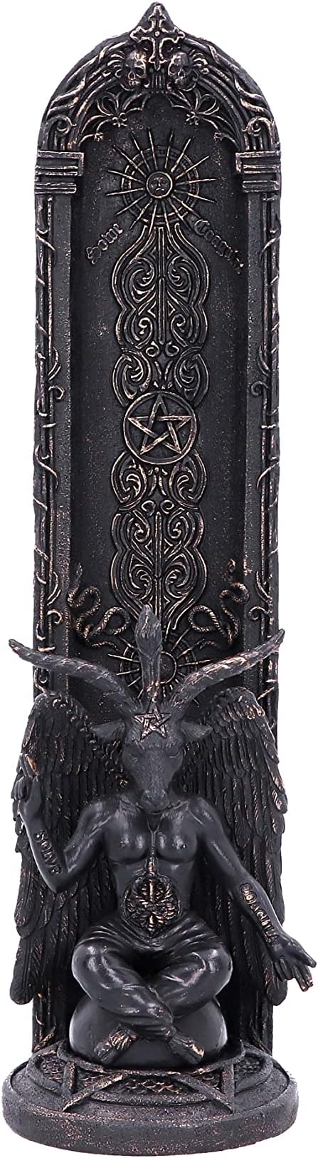 Nemesis Now Baphomet's Essence Incense Burner, Black, 23.9cm