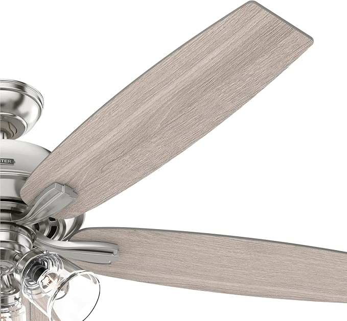 Hunter Dondra, Indoor, Ceiling Fan, Standard Mount, 60 inch, Brushed Nickel