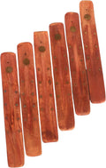 Hosley Set of 6 Wood Incense Holder Sun 10" Long. Ideal Gift for Wedding, Aromatherapy, Zen, Spa, Vastu, Reiki Chakra Settings