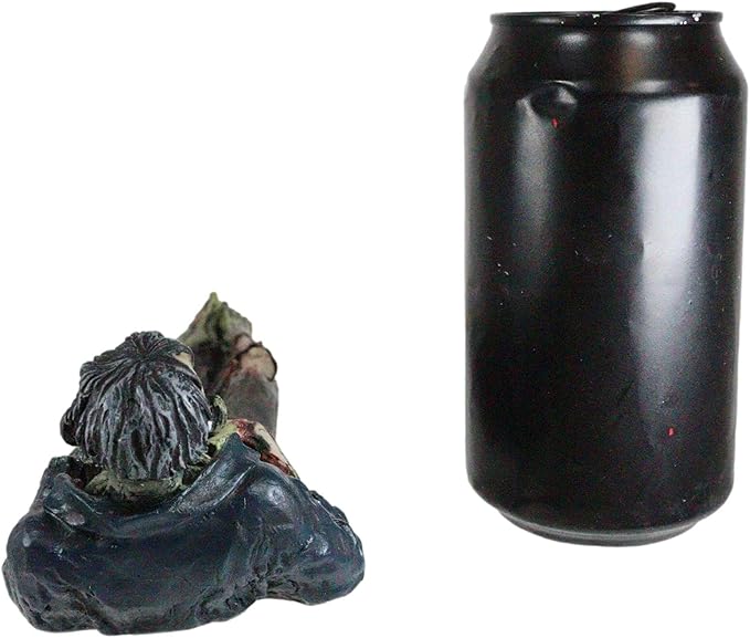 Ebros Gift Zombie Apocalypse Walking Death Undead with Impaled Ripped Chest Incense Stick Burner Holder Figurine 9.5" Long Ossuary Macabre Underworld Themed Aromatherapy Accent Sculpture