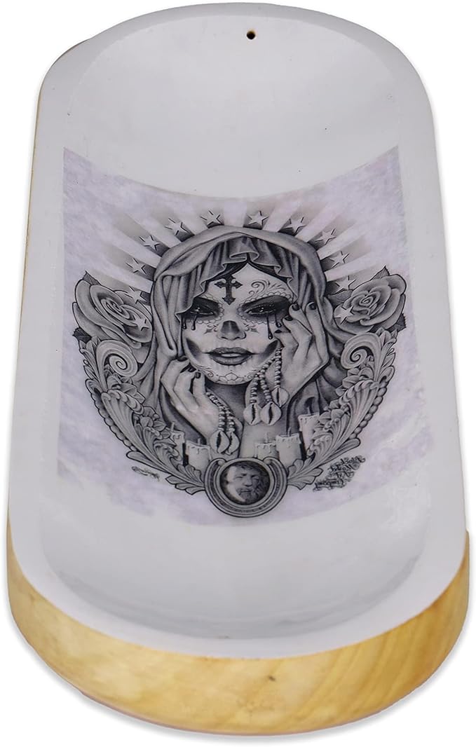 Yajna Traditional-Handmade Incense-Stick-and-Cones-Holder Incense-Burner-ash-Catcher-Stand Wooden-Tray-Holder (Angel Girl)